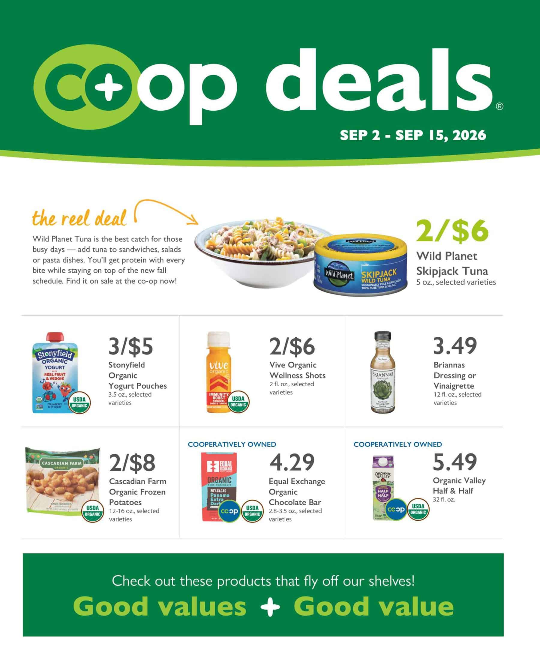 Coop Deals 2026 Sep Flyer Central A Page 1 - Bluff Country Co-Op