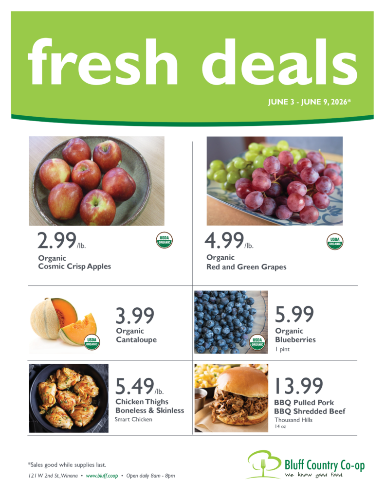 Flyer June 3 - Bluff Country Co-Op