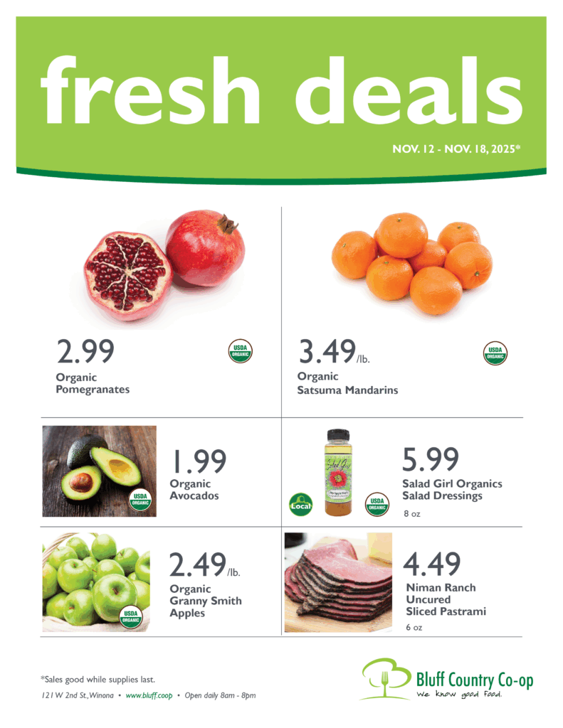 Flyer Nov - Bluff Country Co-Op