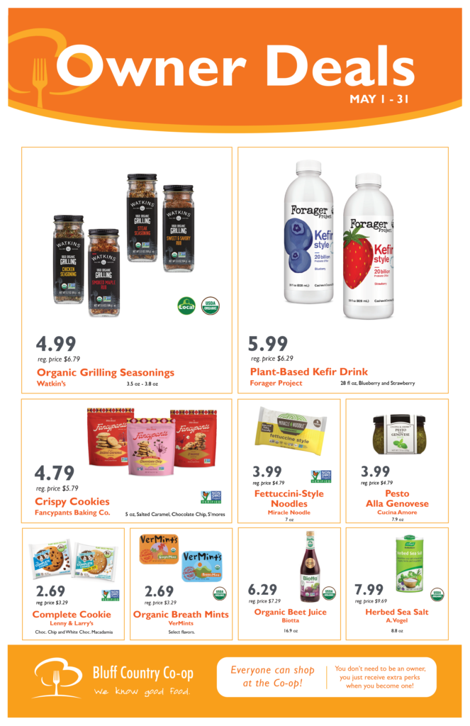 Owner Deals 9Up May Owner Deals 9Up May - Bluff Country Co-Op