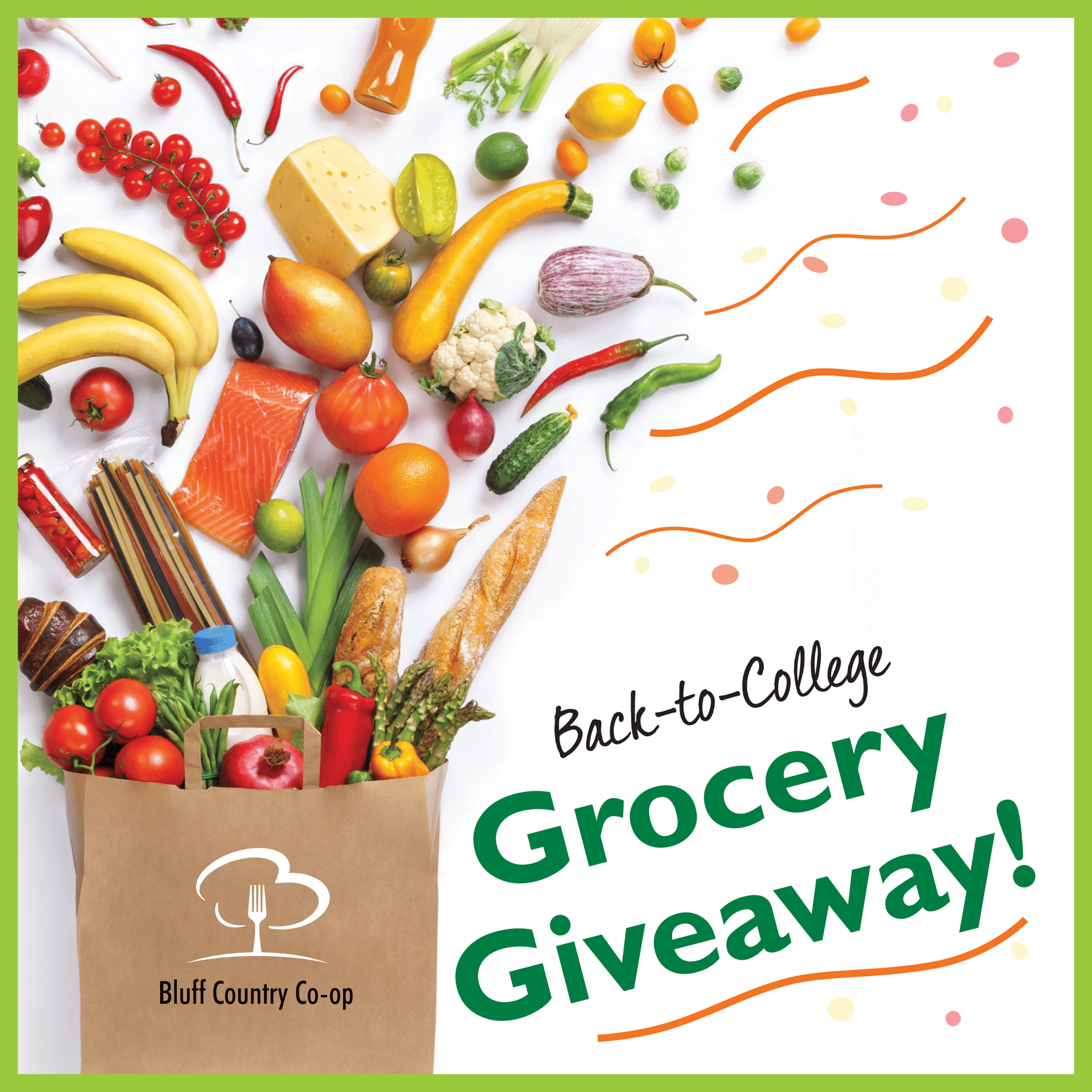 Student Groceries Sq - Bluff Country Co-Op