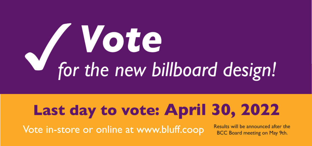 Vote Header - Bluff Country Co-Op